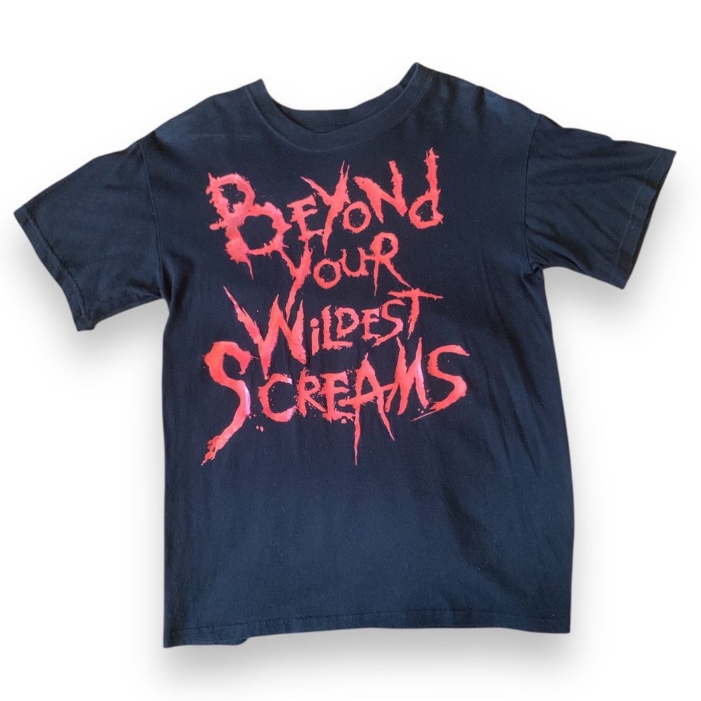 Beyond Your Wildest Screams Halloween Horror Nights Graphic Tee Size Small - Picture 2 of 2